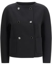 Max Mara - Boxy Cady Jacket - Lyst