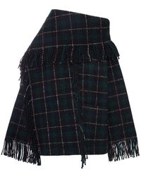 TOTEME - Wool Scarf-Design Fringed Jacket - Lyst