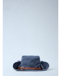 Miu Miu - Drill Cowboy Hat - Lyst