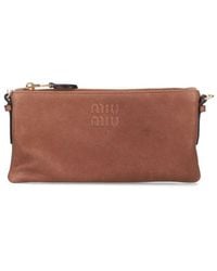 Miu Miu - Logo Mini Pouch - Lyst