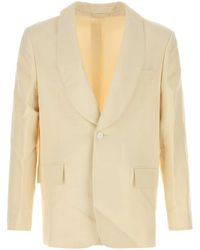 Bode - Shawl Lapel Blazer - Lyst