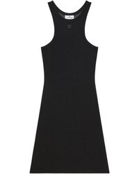 Courreges - Cotton Mini Dress With Racerback Design - Lyst