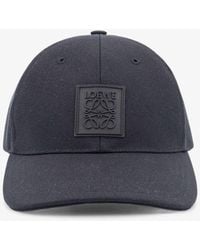 Loewe - Cotton Hat With Anagram Logo Patch - Lyst