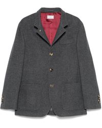 Brunello Cucinelli - Single-Breasted Blazer - Lyst