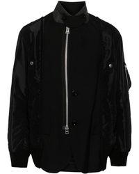Sacai - Wool Jacket - Lyst
