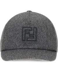 Fendi - Wool Baseball Hat - Lyst