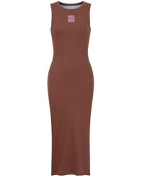 Marni - Knitted Round Neck Maxi Dress - Lyst