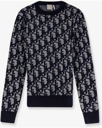 Dior - Dior Cotton, Wool And Silk Blend Sweater - Lyst