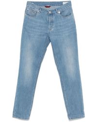 Brunello Cucinelli - Cuffed-hem Jeans - Lyst