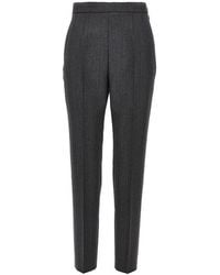Jil Sander - Pinstriped Wool Tailored Pants - Lyst