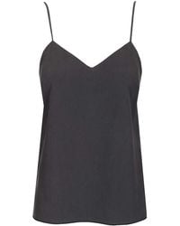 Max Mara - Silk Canvas Top - Lyst
