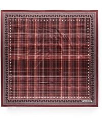 Acne Studios - Checked Silk Scarf - Lyst