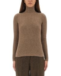 Max Mara - Ribbed Turtleneck Sweater - Lyst