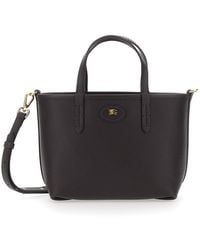 Burberry - Reversible Tote Bag With Adjustable And Removable Shoulder Strap And Ekd Patch On The Front - Lyst