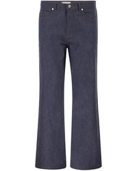 A.P.C. - Cotton Denim Flared-Leg Jeans - Lyst