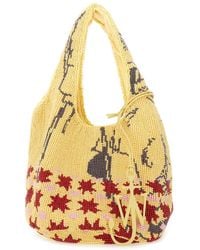 JW Anderson - Mini Beaded Tote Bag - Lyst