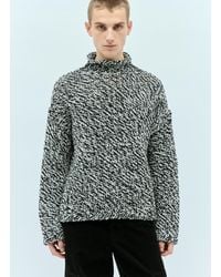 Acne Studios - High-Neck Wool-Blend Sweater - Lyst