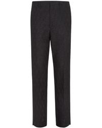 Fendi - Linen Trousers - Lyst