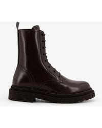 Brunello Cucinelli - Leather Ankle Boots - Lyst