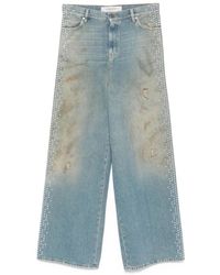 Golden Goose - 'Journey' 'Melody' Boyfriend Jeans With Studs On Side - Lyst