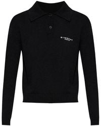 Givenchy - Wool And Cashmere Polo Swater - Lyst