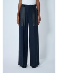 Bottega Veneta - Compact Wool And Cotton Twill Pants - Lyst