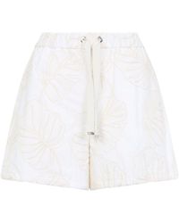 Moncler - Light Cotton Bermuda - Lyst