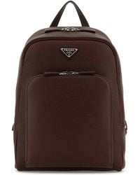 Prada - Logo Backpack - Lyst