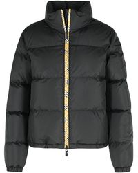Burberry - Polyester Down Jacket - Lyst