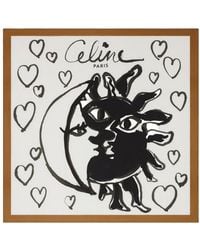 Celine - Printed Silk Foulard - Lyst