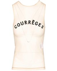 Courreges - "Illusion" Tulle Top - Lyst