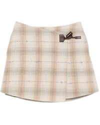 Loewe - Wool And Cashmere Mini Skirt - Lyst