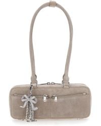 Self-Portrait - Shoulder Bag With Two Top Handles And Charm Detail On The Front - Lyst