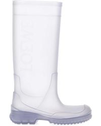 Loewe - Transparent Rubber Storm Boots - Lyst