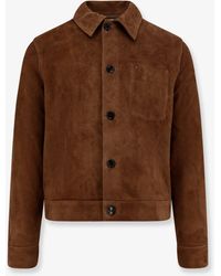 Ami Paris - Suede Jacket - Lyst