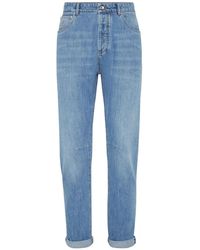 Brunello Cucinelli - Pantalone Cinque Tasche - Lyst