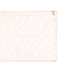 McQueen - Classic Skull Scarf - Lyst