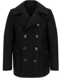 DSquared² - Double-Breasted Coat - Lyst