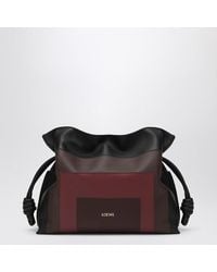 Loewe - Medium Flamenco Clutch Bag/Burgundy - Lyst