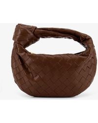 Bottega Veneta - Mini Jodie Leather Handbag With Intrecciato Motif - Lyst
