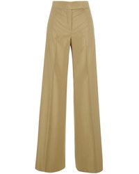 Max Mara - Trousers Mxsbronte Wool-Silk - Lyst
