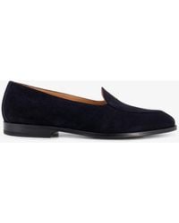 Dior - Dior Antibes Suede Loafers - Lyst