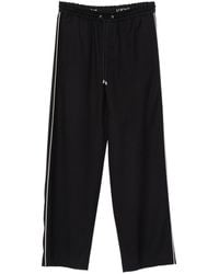 Loewe - Wool Drawstring Trousers - Lyst