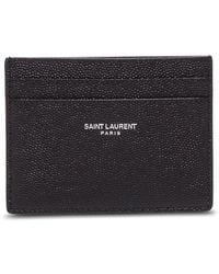 Saint Laurent - Ysl Monogram Credit Card Case - Lyst