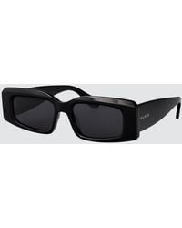 Alaïa - Rectangular Recycled Acetate Sunglasses - Lyst
