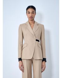 Max Mara - Textured Notch Lapel Blazer - Lyst