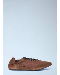 Prada - Collapse Re-Nylon And Suede Sneakers - Lyst