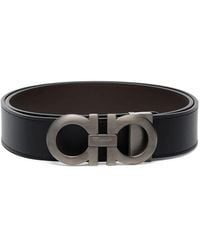 Ferragamo - Reversible Gancini Hook Belt - Lyst