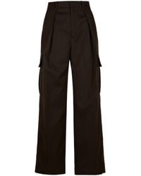 Burberry - Wool Cargo Pants - Lyst