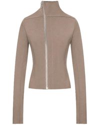 Rick Owens - Gary Fitted Jacket With Asymmetric Zip - Lyst